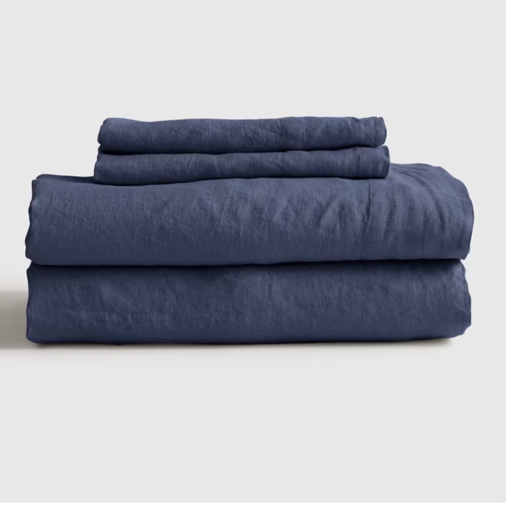 Quince European Linen Sheet Set